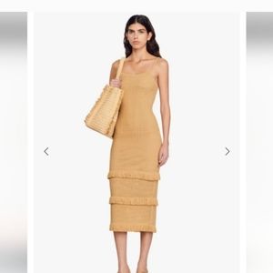 SANDRO PARIS Anvers Pointelle Knit Midi Dress. *READ DESCRIPTION FIRM LOW PRICE